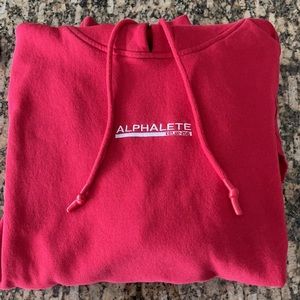 Red Alphalete Hoodie in Medium
